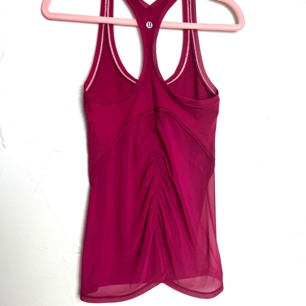 VGUC Lululemon Berry Pink Razorback Tank - Picture 11 of 13